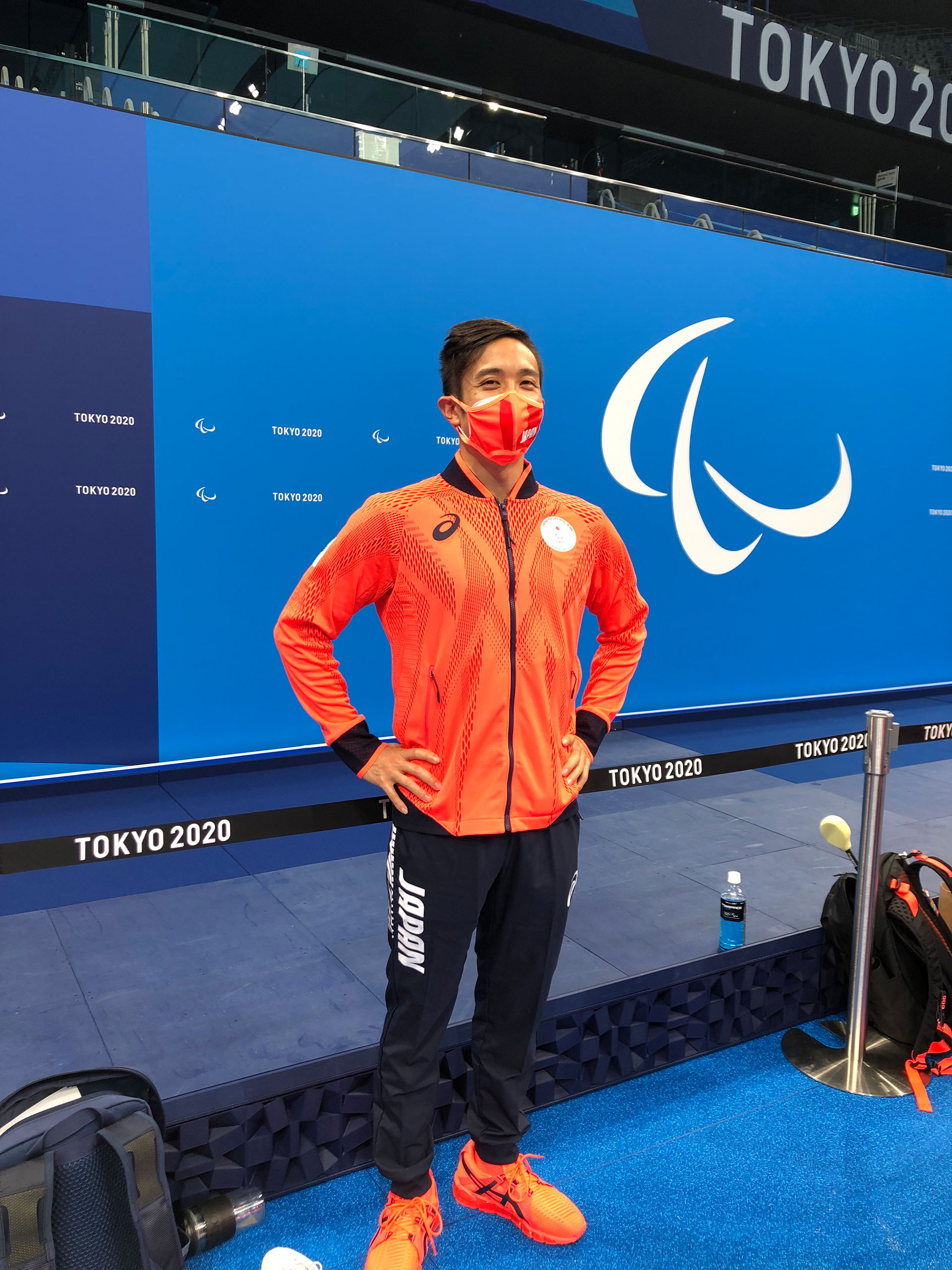 Uchu Tomita at the Tokyo 2020 Paralympics